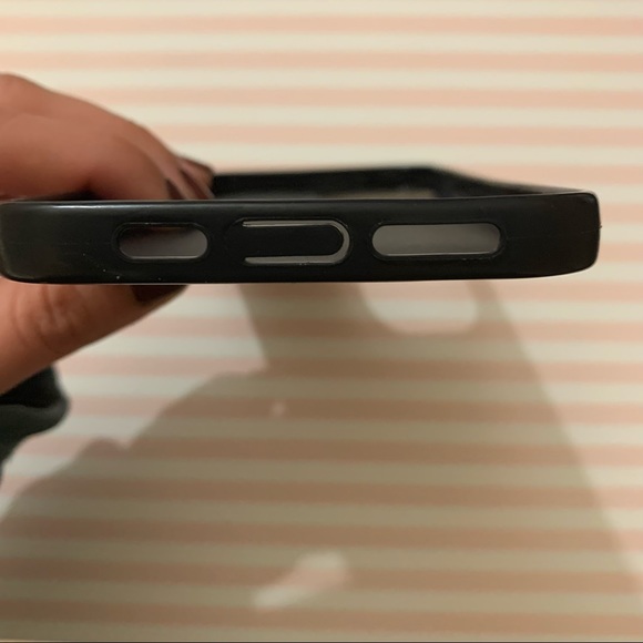 iPhone 12 Pro Max Shiny Black and Gold Galaxy Case - Picture 4 of 5